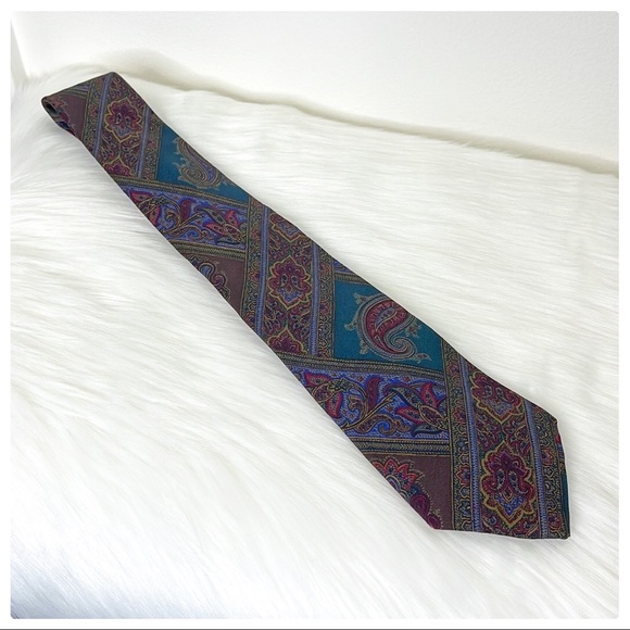 💕Very handsome vintage style Mens Silk Tie💕 - Picture 12 of 14